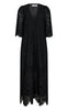 Haute L'Amitié Kjole - Curvey Lace Hem - Black