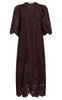 Haute L'Amitié Kjole - Curvey Lace Hem - Mocca