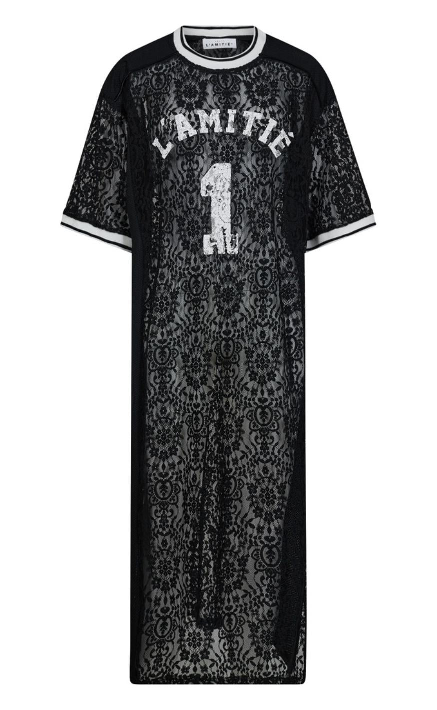 Haute L'Amitié Kjole - Lace Football - Black