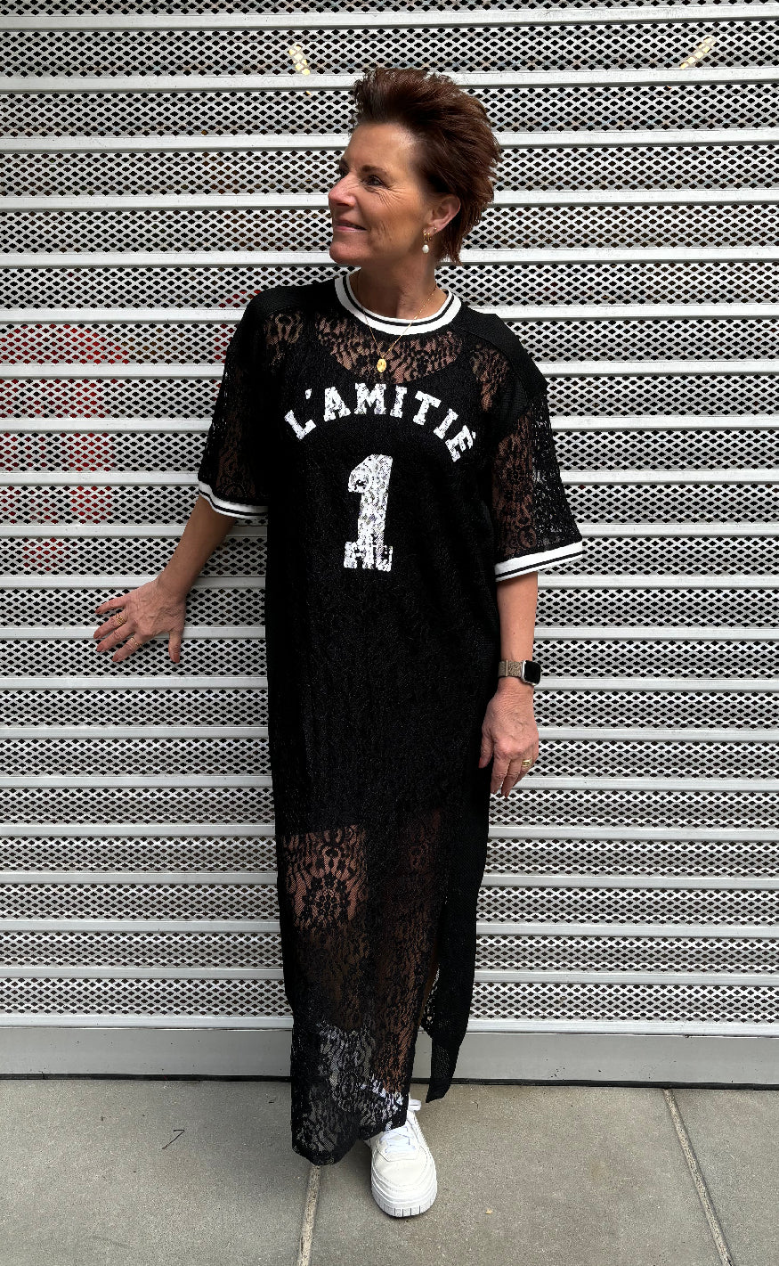 Haute L'Amitié Kjole - Lace Football - Black