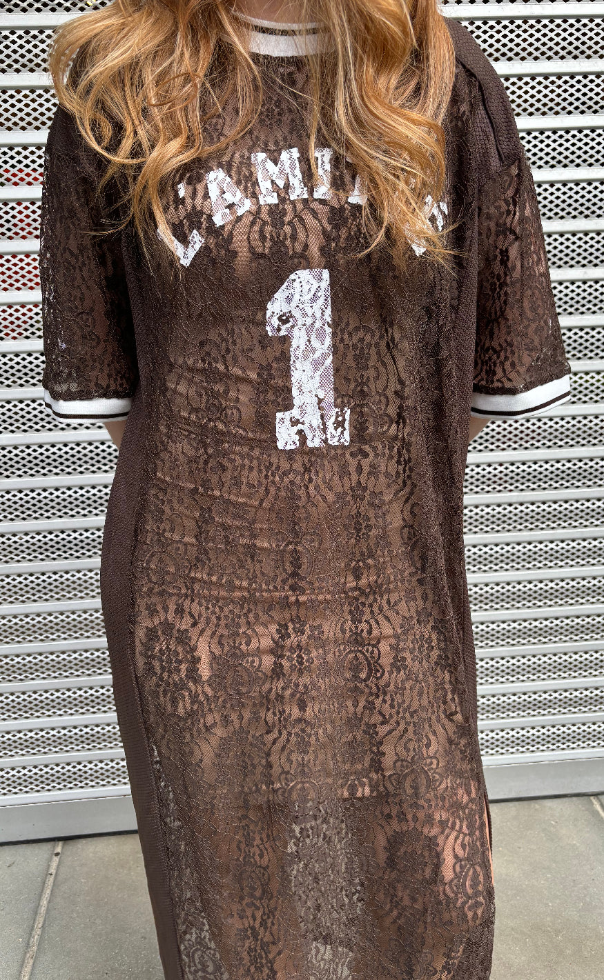 Haute L'Amitié Kjole - Lace Football - Mocca