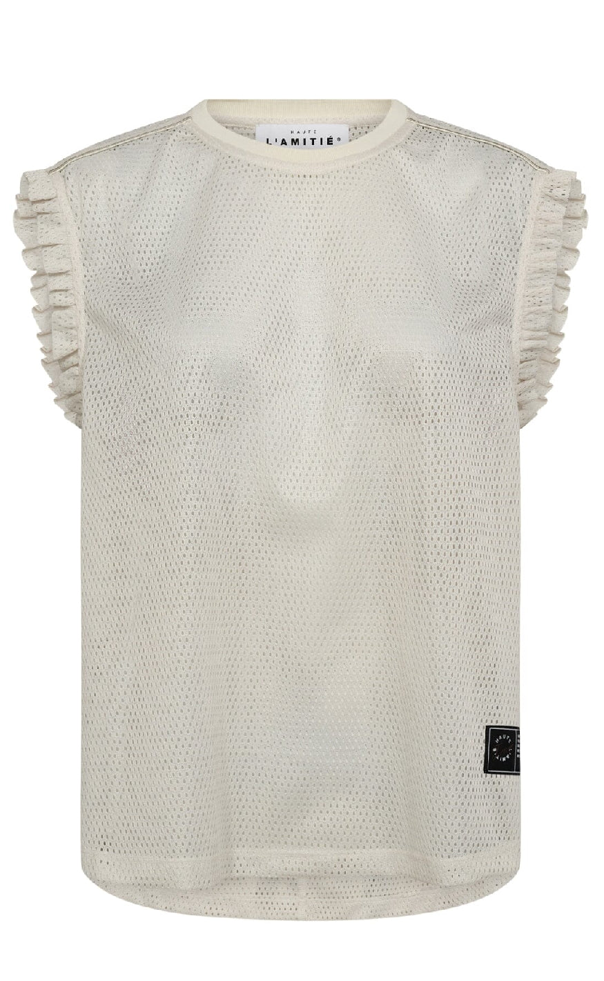 Haute L'Amitié Top - Drift Frill - Pearl