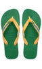 Havaianas Klipklapper / Sandal - Brasil Logo - Green/Yellow