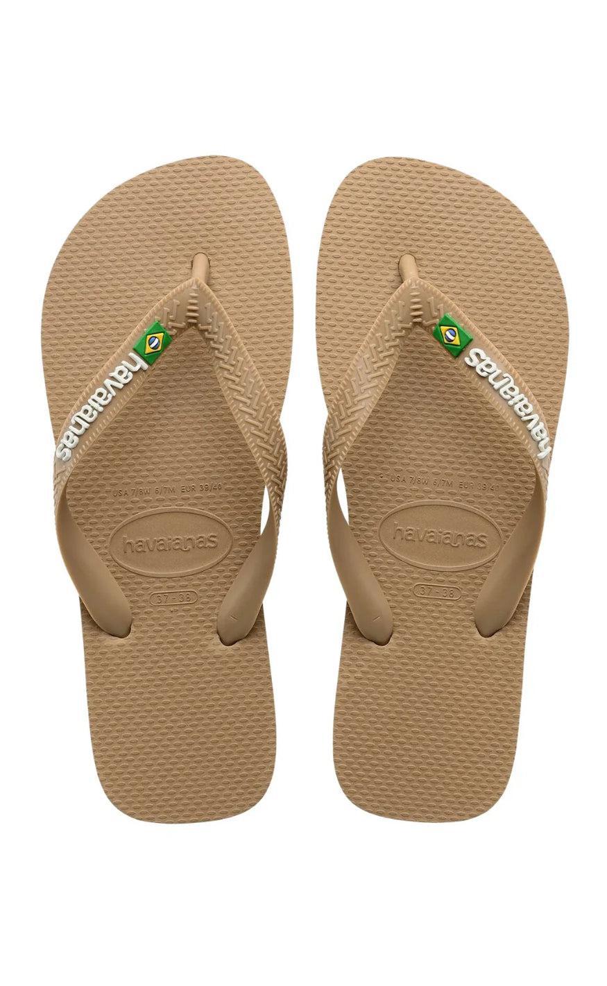 Havaianas Klipklapper / Sandal - Brasil Logo - Rose Gold