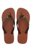 Havaianas Klipklapper / Sandal - Brasil Logo - Rose/Coffee