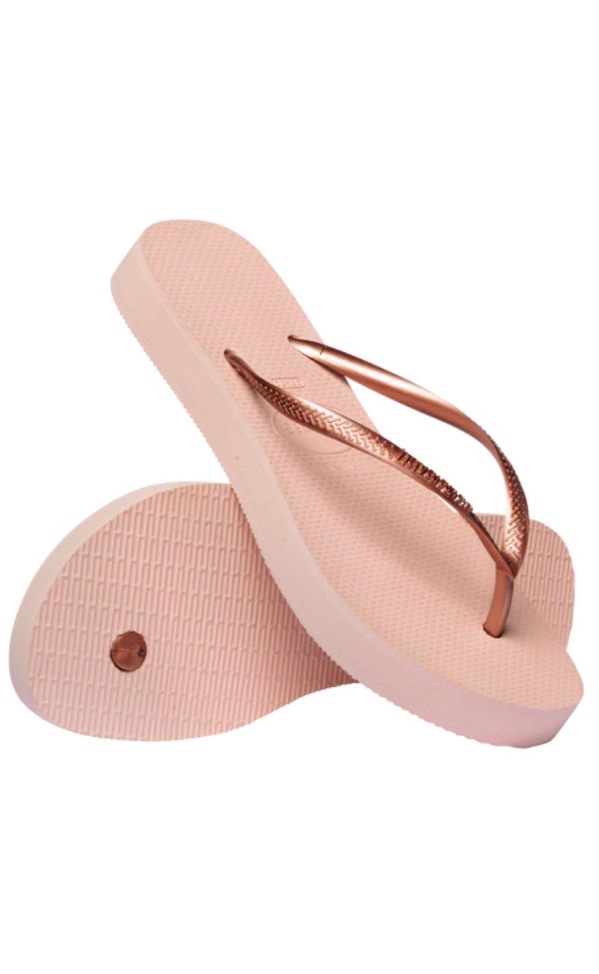 Havaianas Klipklapper / Sandal - Slim Flatform - Ballet Rose