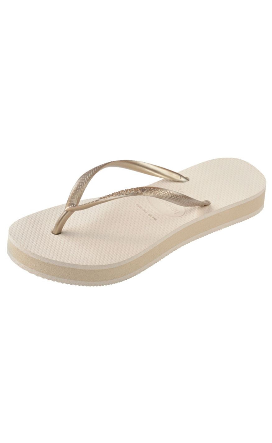 Havaianas Klipklapper / Sandal - Slim Flatform - Beige