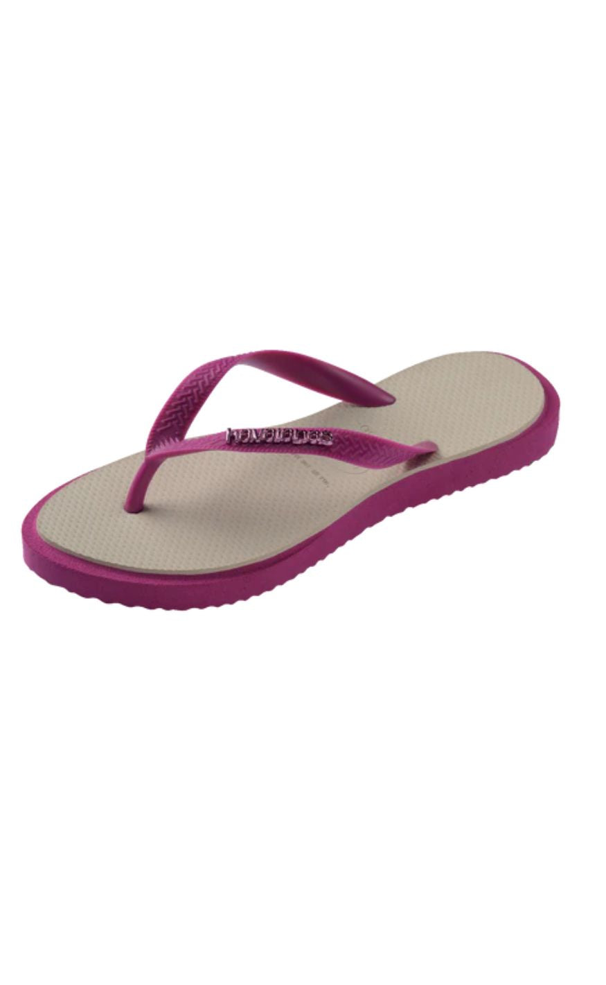 Havaianas Klipklapper / Sandal - Top Point Fusion - Rose Gum/ Straw Beige