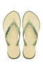 Havaianas Klipklapper / Sandal - Top Point Fusion - Smoke Green/Butter
