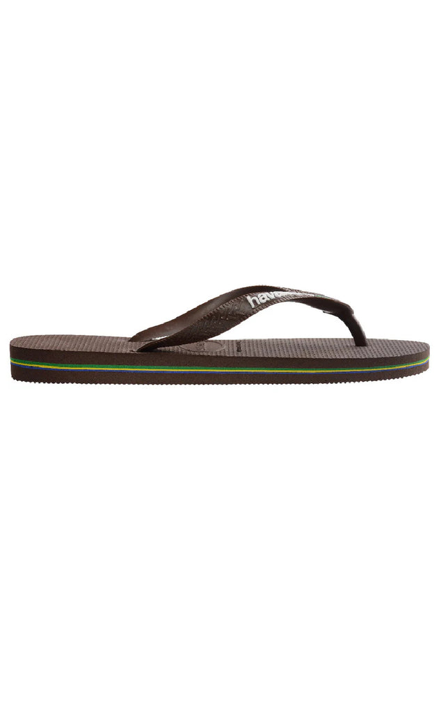 Havaianas Klipklappere - Brasil Logo - Brown/White
