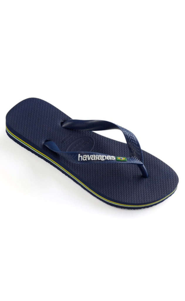 Havaianas Klipklappere - Brasil Logo - Navy Blue