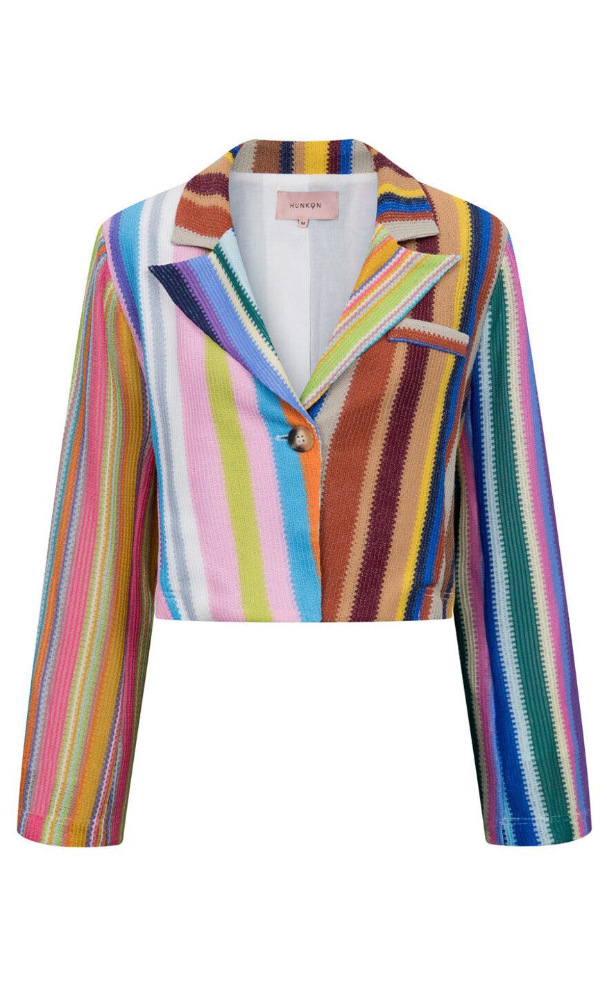 Hunkøn Blazer - Lotta - Mix Stripe