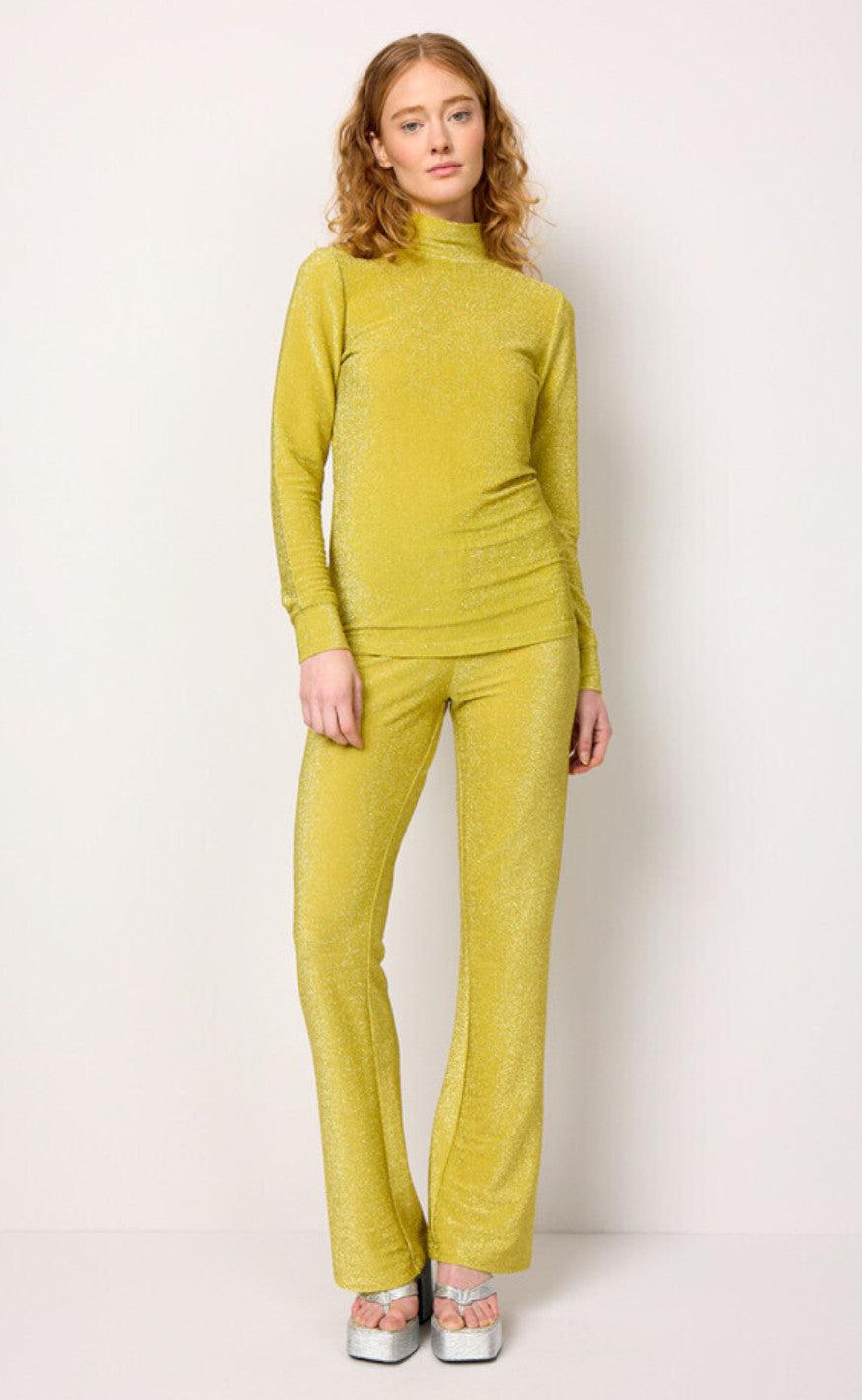 Hunkøn Bluse - Cattia - Golden Lime
