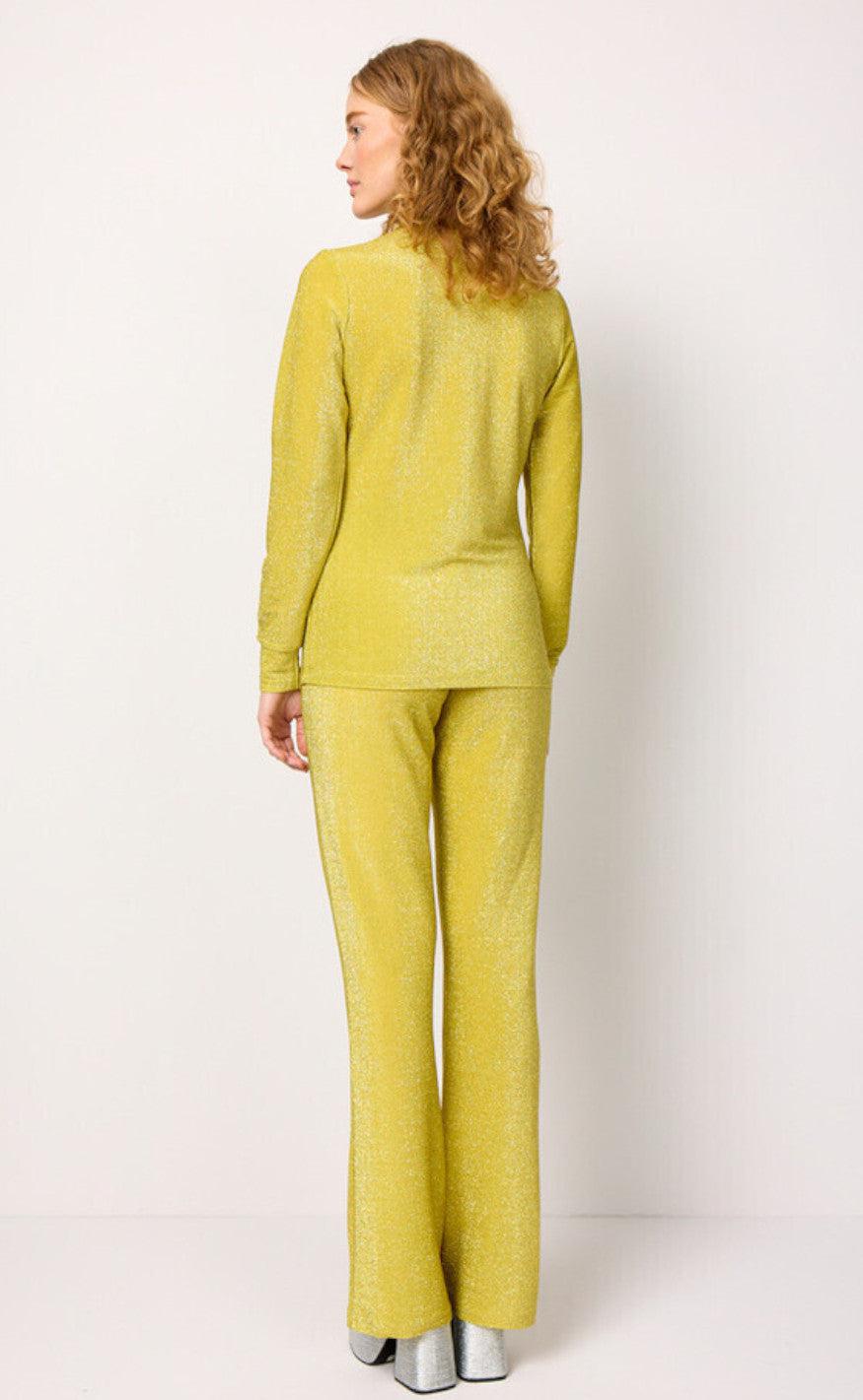 Hunkøn Bluse - Cattia - Golden Lime