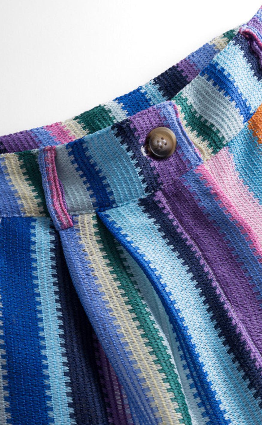 Hunkøn Bukser - Lotta - Mix Stripe
