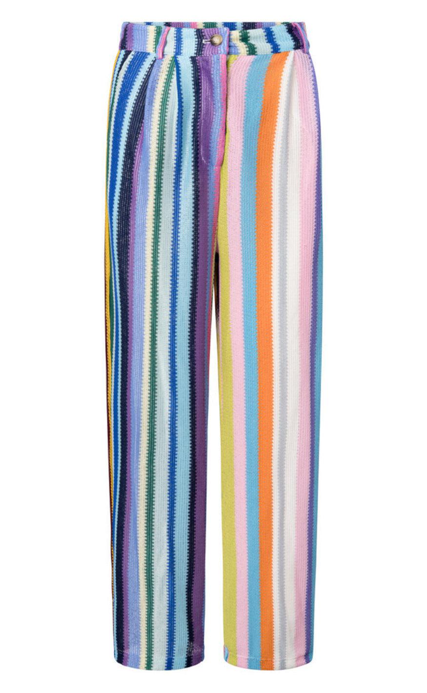Hunkøn Bukser - Lotta - Mix Stripe