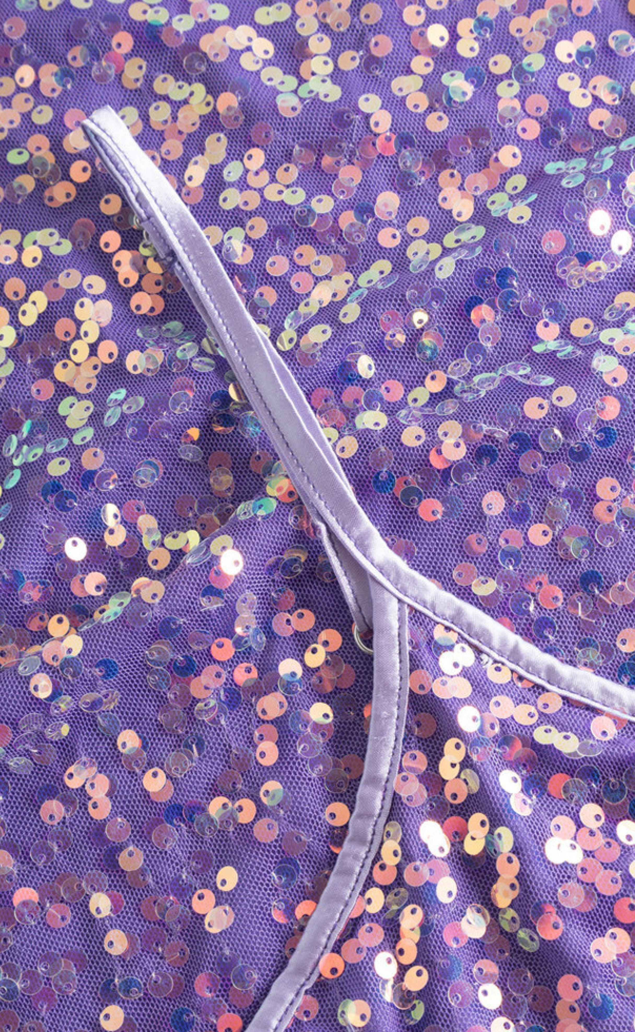 Hunkøn Kjole - Aya Sequin - Purple