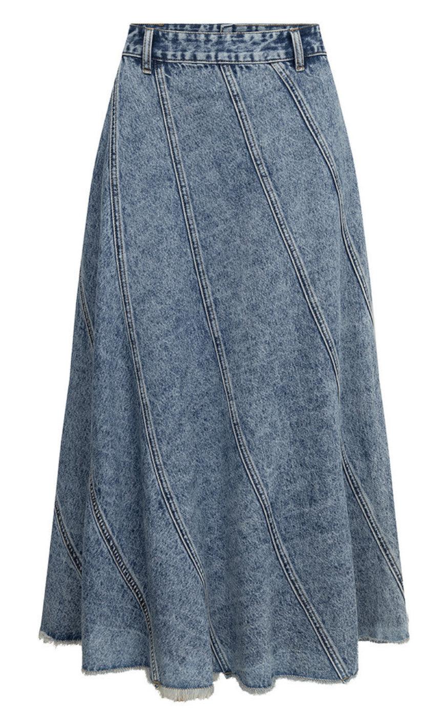Hunkøn Nederdel - Erika - Light Denim