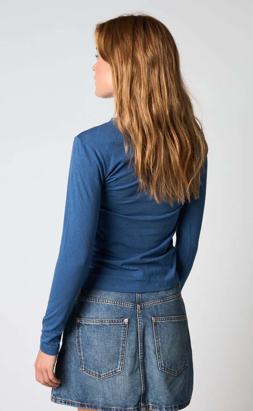 Hype The Detail Bluse - 14 - Blue