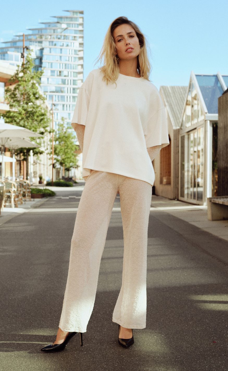 Hype The Detail Bluse - 852-14 - Powder