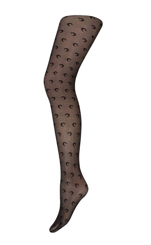 A'POKE - Hype the Detail Printed Leggings Black Nude