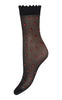 Hype The Detail Strømper - Ankle Heart 30d - Black 6100