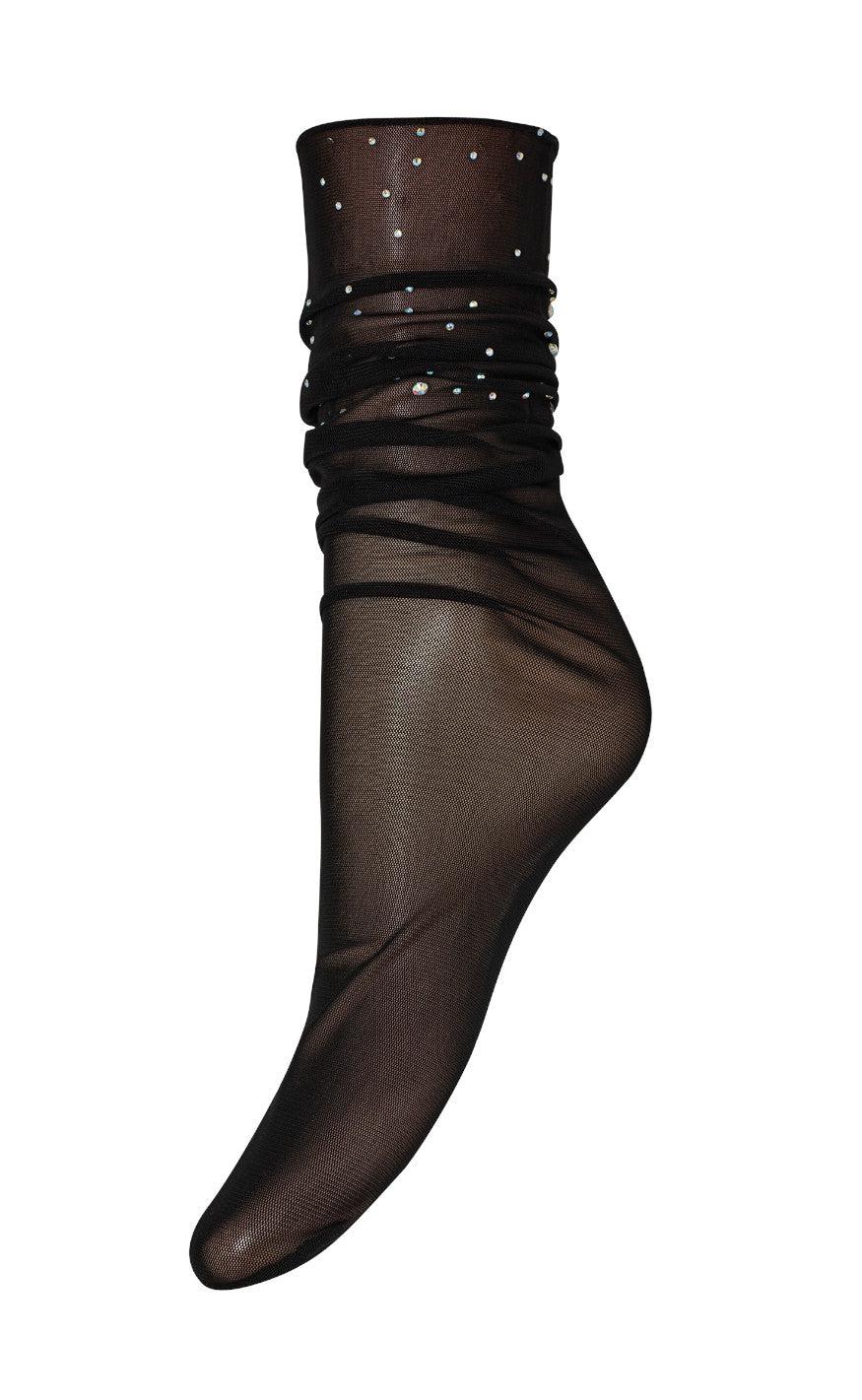 Hype The Detail Strømper - Fall - 9000 / Black W. Glitter