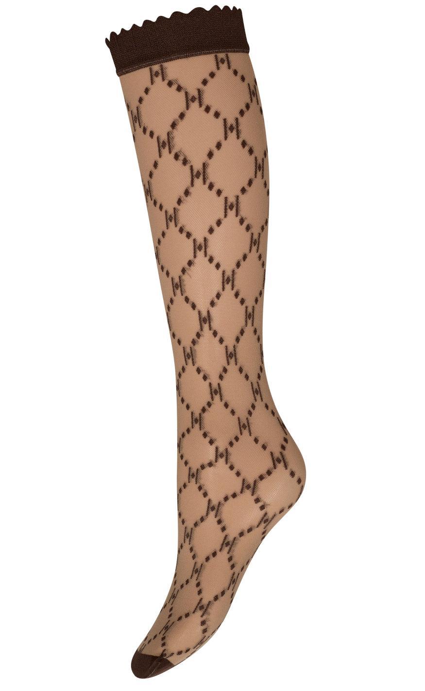 Hype The Detail Strømper - Knee High Logo - Brown
