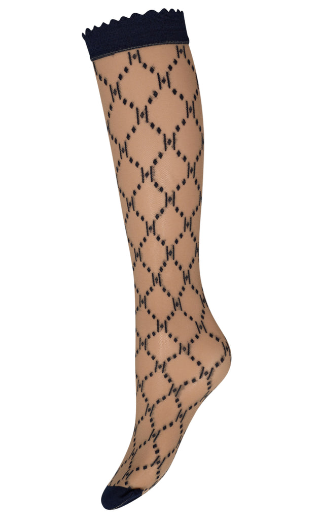 Hype The Detail Strømper - Knee High Logo - Navy