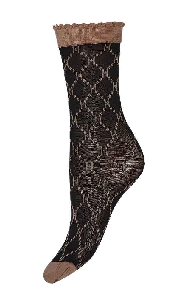 Hype The Detail Strømper - Logo 25 Denier - Beige