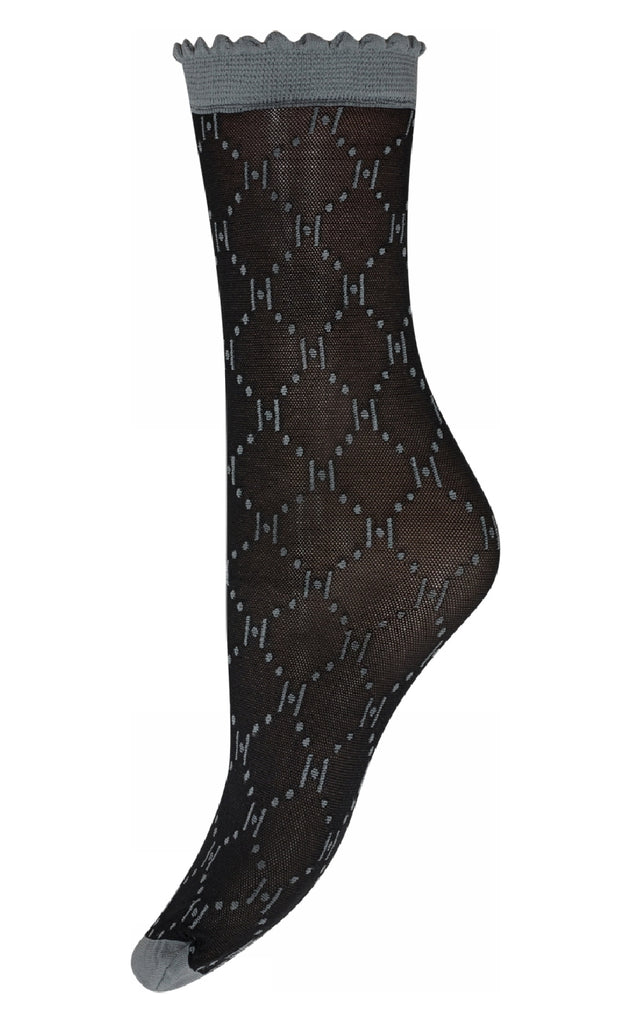 Hype The Detail Strømper - Logo 25 Denier - Grey