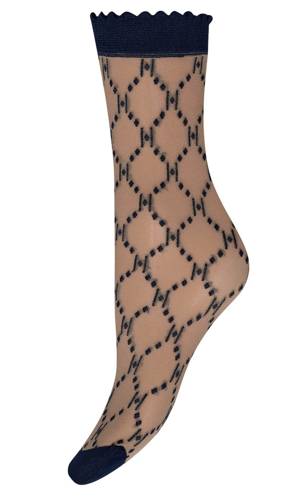 Hype The Detail Strømper - Logo 25 Denier - Navy