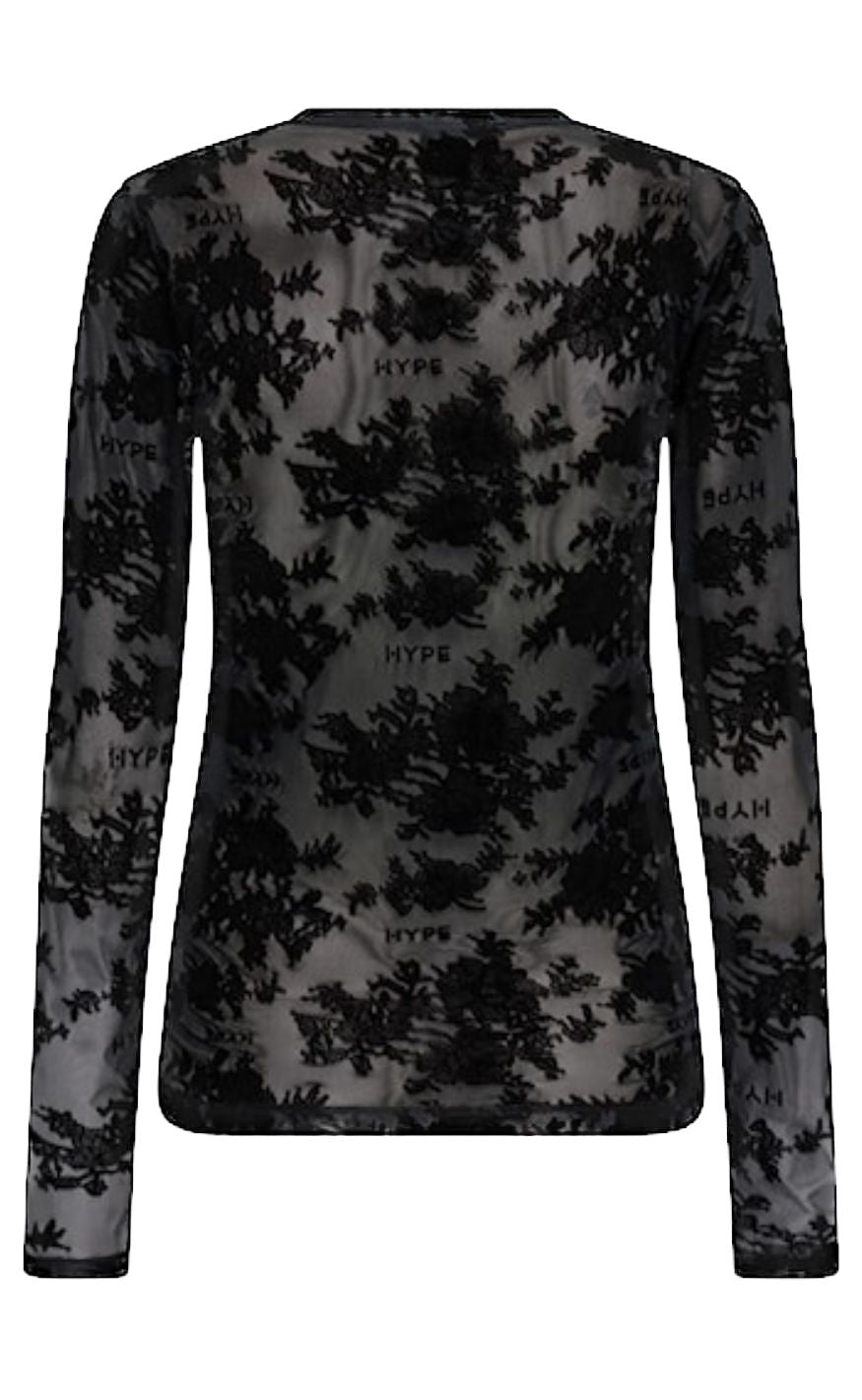 Hype The Detail Top - 14 - Black