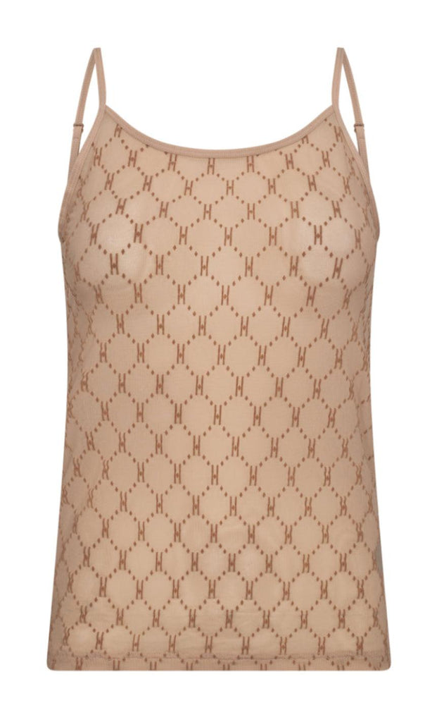 Hype The Detail Top - Mesh Singlet - Golden