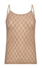 Hype The Detail Top - Mesh Singlet - Golden