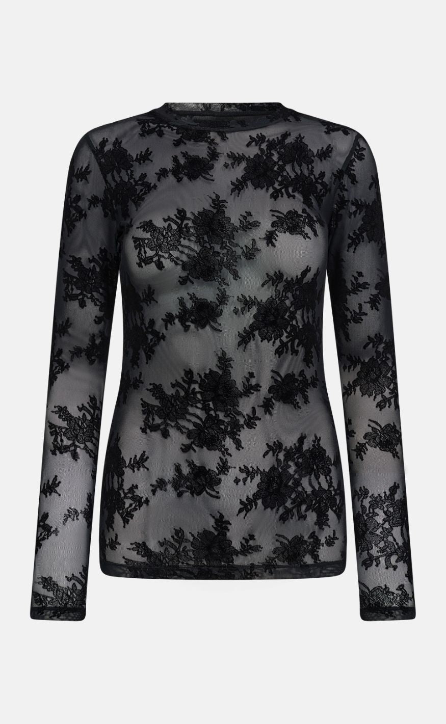 Hype the Detail Bluse - Lace - Black