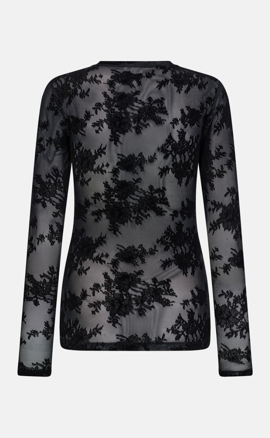 Hype the Detail Bluse - Lace - Black