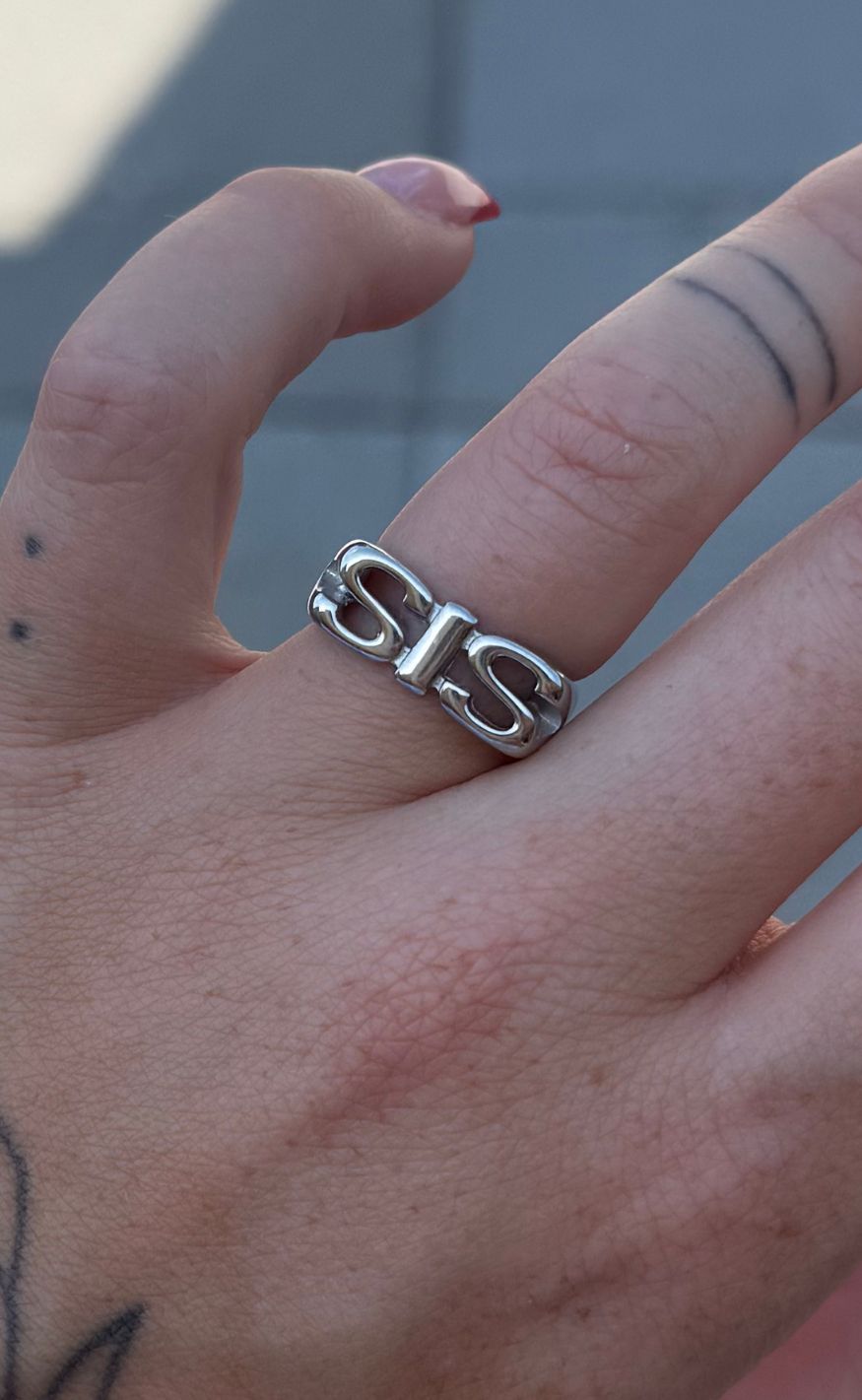 *IKKE AKTIVER* Smykkeli Copenhagen Ring - SIS - Silver Colour
