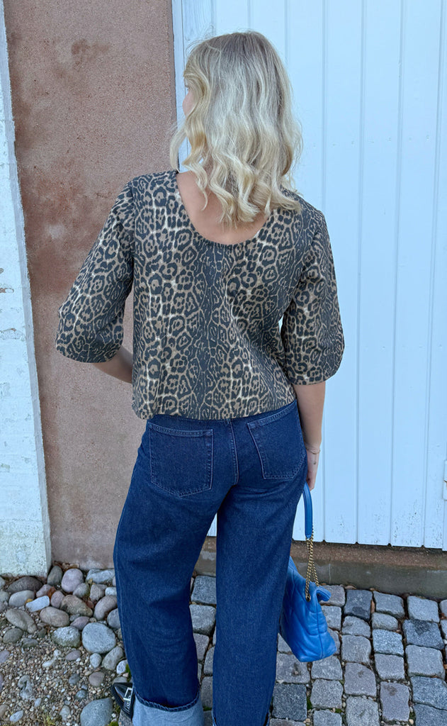 INA Copenhagen Bluse - Lara - Leopard