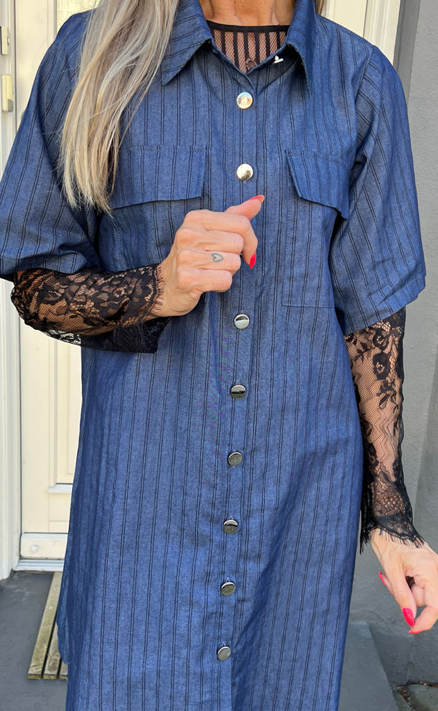 INA Copenhagen Bluse - Lissa Lace - Black