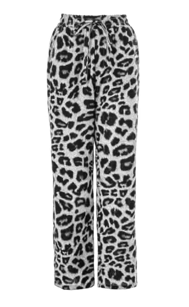 INA Copenhagen Bukser - Ida - Grey Leopard