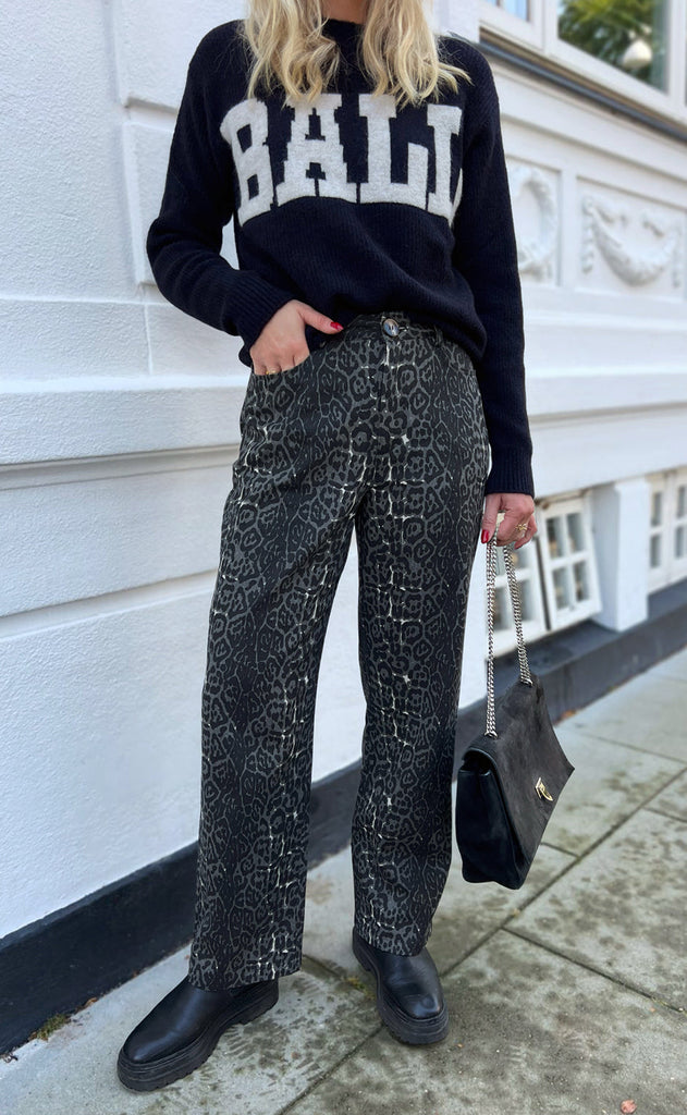 INA Copenhagen Jeans - Lara - Grey Leopard