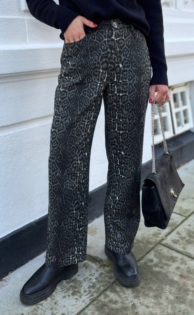 INA Copenhagen Jeans - Lara - Grey Leopard