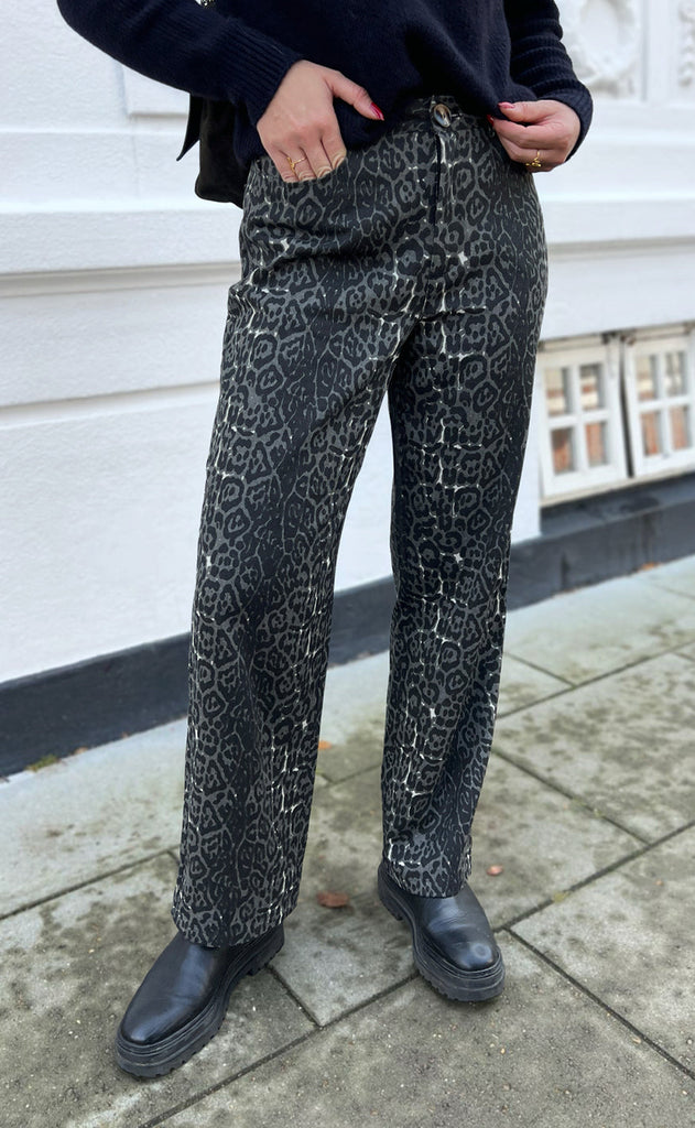 INA Copenhagen Jeans - Lara - Grey Leopard