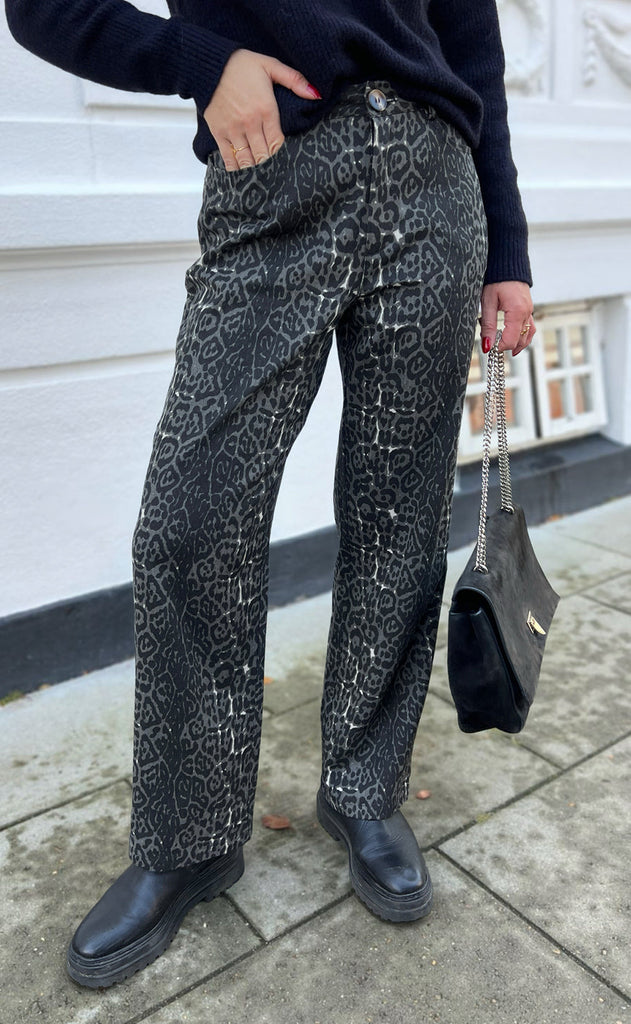 INA Copenhagen Jeans - Lara - Grey Leopard