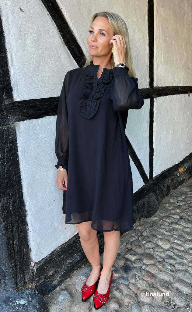 INA Copenhagen Kjole - Cami - Black