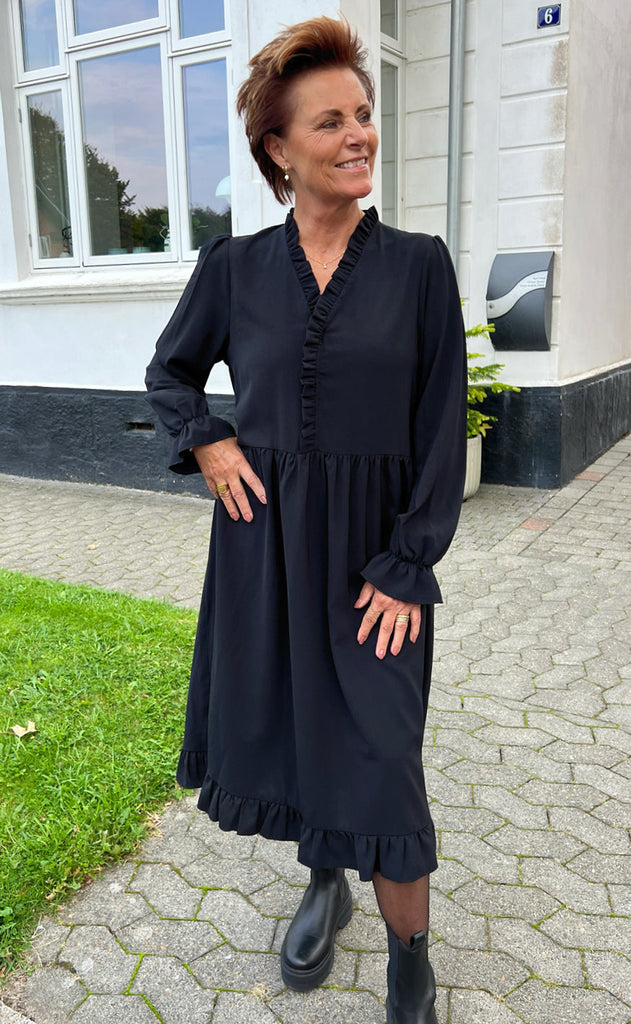 INA Copenhagen Kjole - Catja - Black