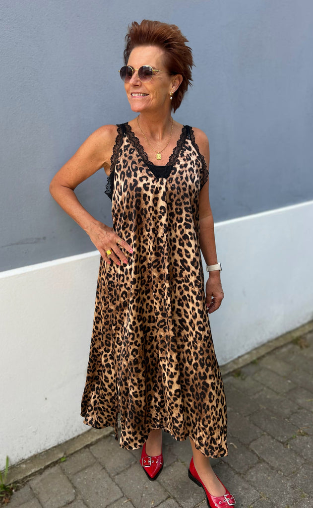 INA Copenhagen Kjole - Nellie - Leopard