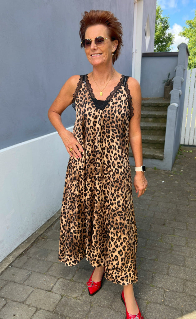 INA Copenhagen Kjole - Nellie - Leopard