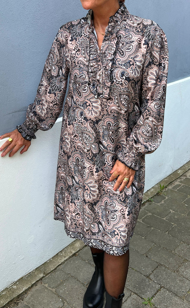 INA Copenhagen Kjole - Paulina - Mixed Paisley